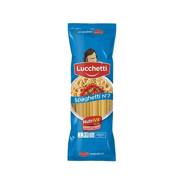 Fideos Spaghetti N7 Lucchetti 500 G. #1
