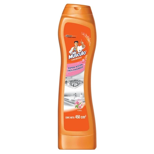 Mr Musculo Limpiador Cocina Cremoso Floral 450 ml