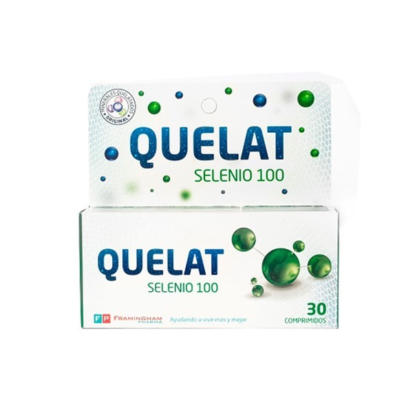 Quelat Selenio 100 mg 30 comprimidos alt