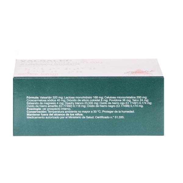 Lepetit Valsalep Valsartán 320 Mg x 30 Comp Recubiertos #1
