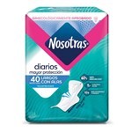 Nosotras Protectores Diarios Largos con Alas x 40 Unidades #1