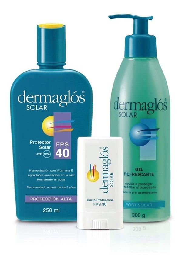 Kit Dermaglós Solar Fps 40 + Fps 50 Niños + Gel Post Solar #1