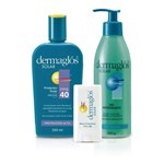 Kit Dermaglós Solar Fps 40 + Fps 50 Niños + Gel Post Solar #1