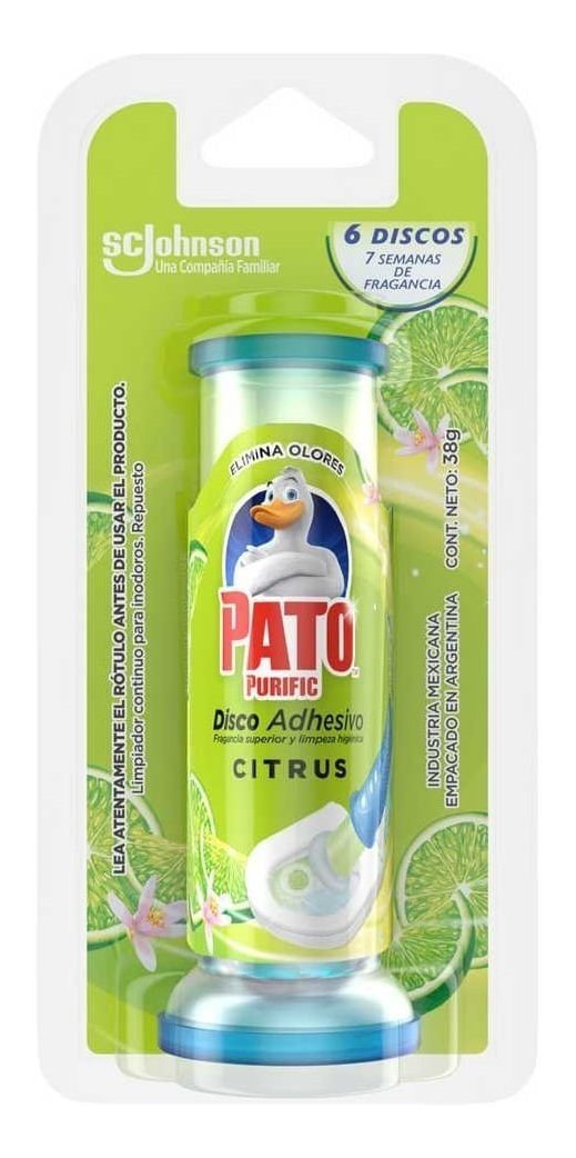 Pato Citrus Discos Activos Inodoro Repuestos 6 Unidades #1