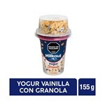 Yogur Entero Milkaut de Vainilla Con Granola 155 g. #1