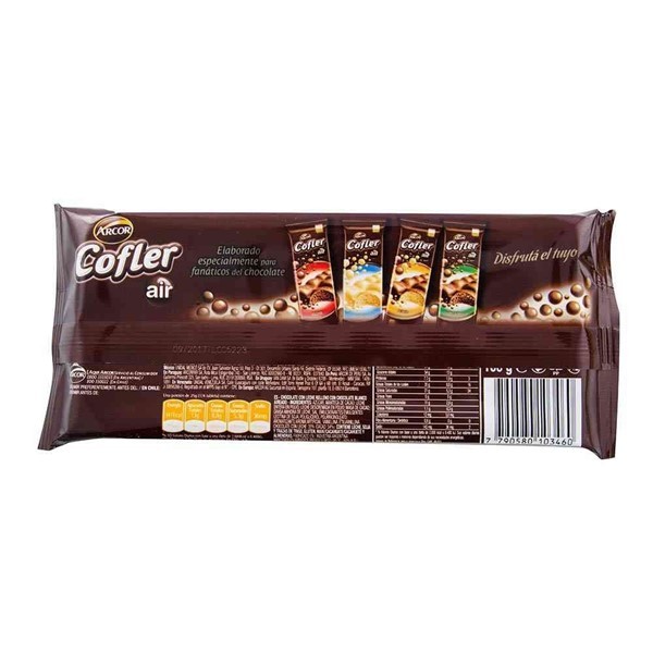 Chocolate Cofler Aireado Mixto 100 Gr alt