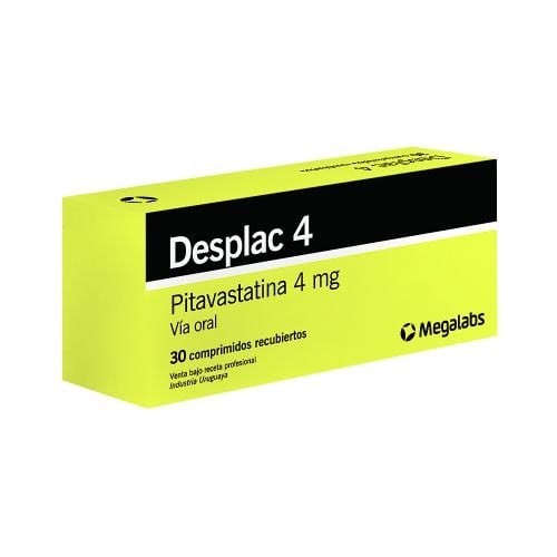 Desplac 4 mg | 30 comprimidos | Pitavastatina #1