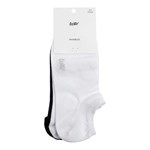 Media Invisible Wav Negro Y Blanco Liso x 2 un #2