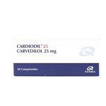 CARDIODIL 25MG X30 COMPRIMIDOS #1