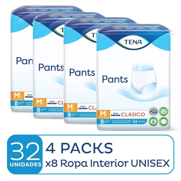 Tena Combo Pañales Pants Clasico m (4 Paquetes) #1