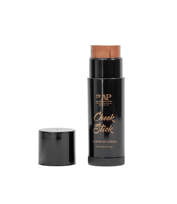 Ap Professional Make Up Rubor Cremoso en Barra Cheek Sticks Deep Brown
