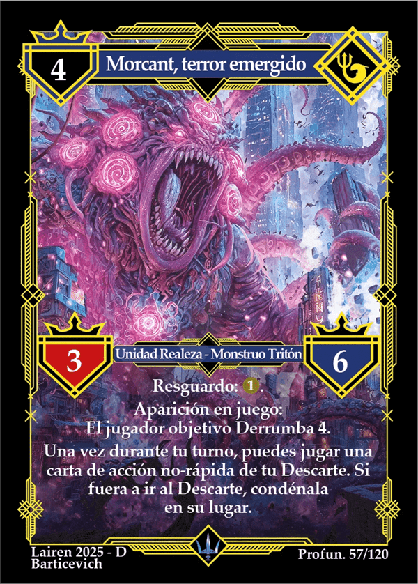 057 Morcant, Terror Emergido - Coste 4