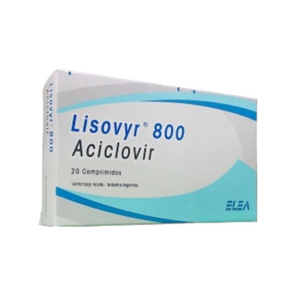 Elea Lisovyr 800 Aciclovir x 20 Comp Recubiertos #1