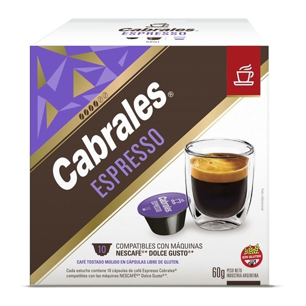Café en Cápsulas Cabrales Espresso x 10 un