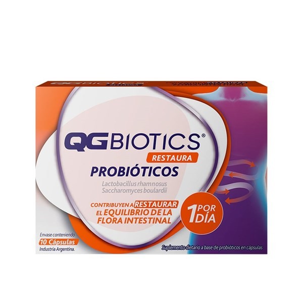 Suplemento Dietario Qg Biotics Restaura x 10 Caps #1