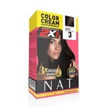 Nat Tintura en Kit Doble Aplicación Color 3 Castano Oscuro #1