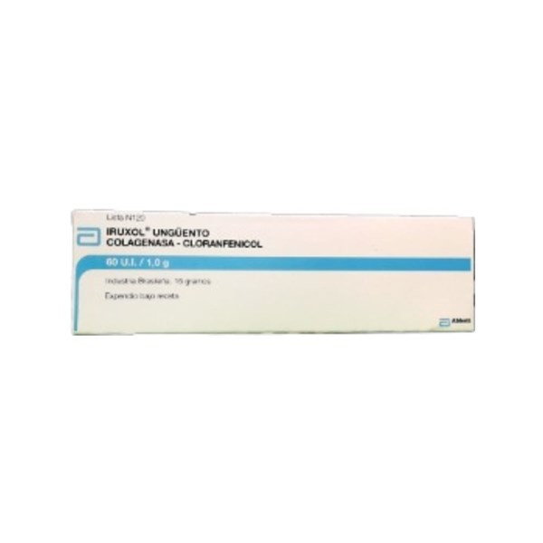 Abbott Iruxol Colagenasa + Cloranfenicol + Asoc. Ungüento x 15 g #1