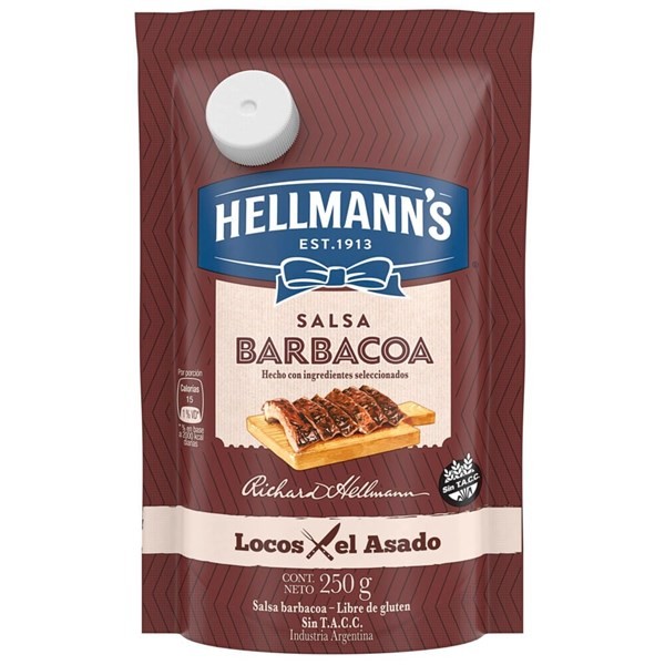 Salsa Barbacoa Hellmanns 250 G alt