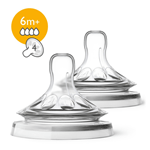 Tetinas Natural Flujo Rápido Avent 6 m+ 2 Unidades #1