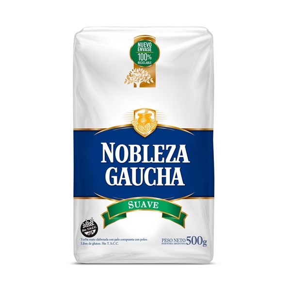Yerba Mate Nobleza Gaucha Suave 500 G. #1