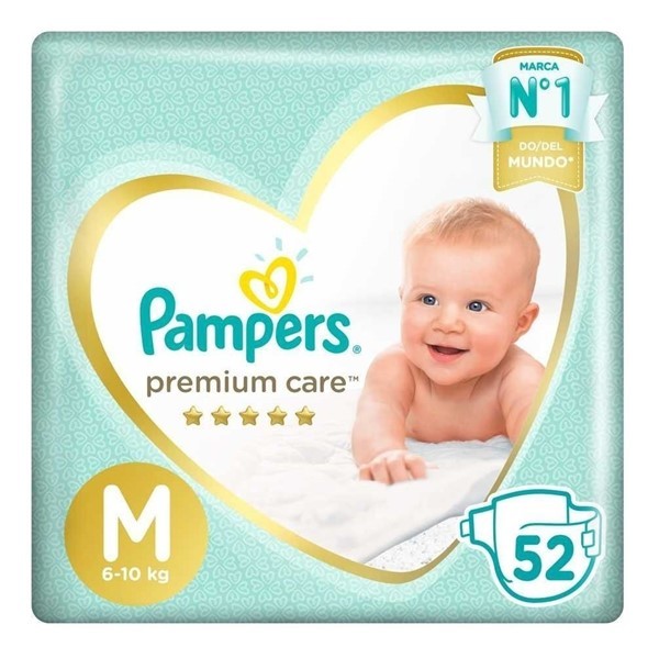 Pampers Pañales Premium Care Mediano x 52 Unidades #1
