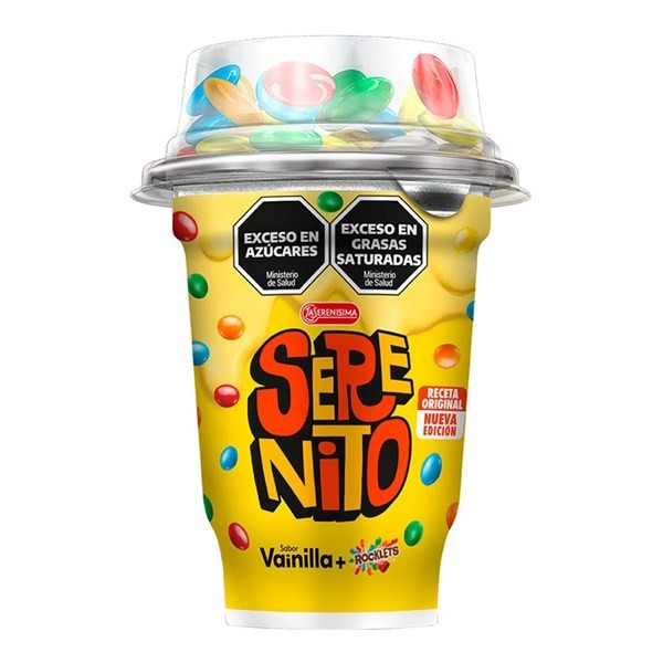 Postre Serenito Sabor Vainilla Con Rocklets 120 g alt