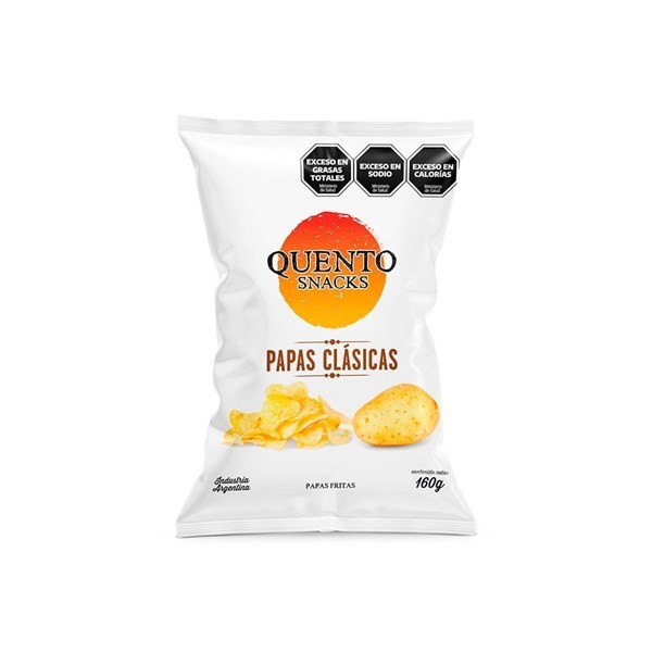 Papas Fritas Clasicas x 160 Grs Quento Snacks #1