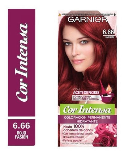 Garnier Kit de Coloracion Cor Intensa Rojos 6.6 Rojo Cobrizo