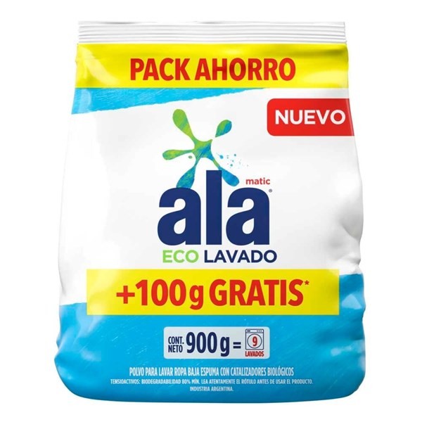 Detergente Polvo Ala Matic Core Max Blancura 9 alt