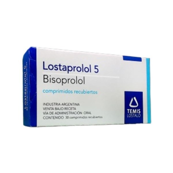 Temis Lostaló Lostaprolol 5 Mg Bisoprolol x 30 Comp Recubiertos #1