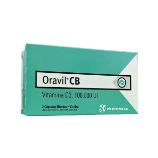Trb-Pharma Oravil Cb Vit.D3 x 2 Cáps Blandas #1