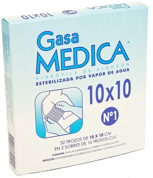 Gasa Medica 10X10 N°1 Pack x 10 Cajas Único #1
