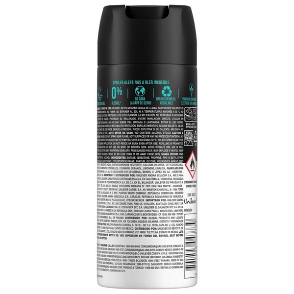 Desodorante Antitranspirante Axe Apollo en Aerosol x 152 ml alt