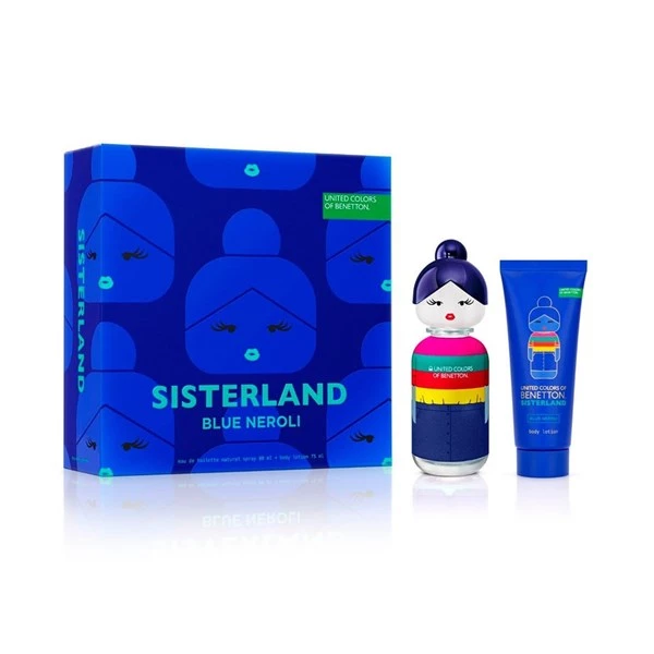Benetton Set Sisterland Blue Neroli Edt Tamaño U
