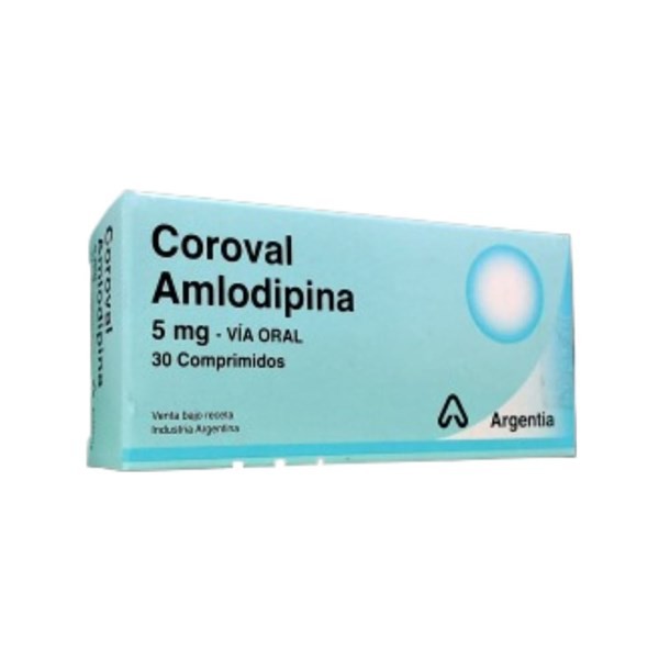 Roemmers Coroval Amlodipina 5 Mg x 30 Comp #1