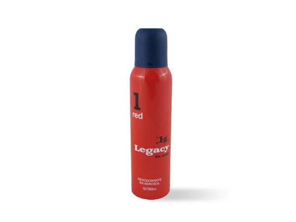 DESODORANTE AEROSOL LEGACY 1 RED 150ML #1