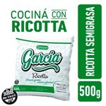 Ricotta Garcia Semigrasa Sachet 500gr #1