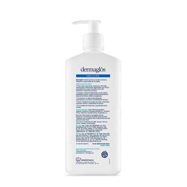 Dermaglós Emulsión Terapéutica 500 ml alt
