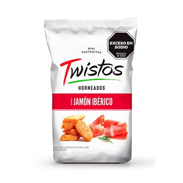 Mini Tostaditas Twistos Jamon Iberico 40 G. alt