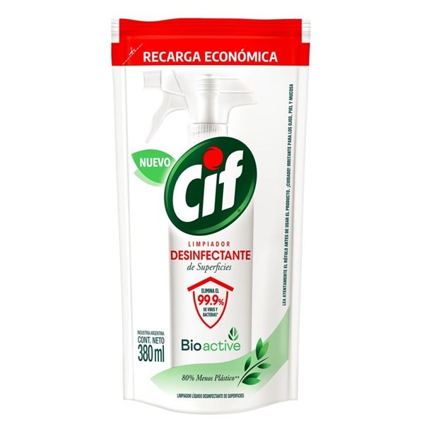Cif Limpiador Desinfectante Repuesto 380 ml alt