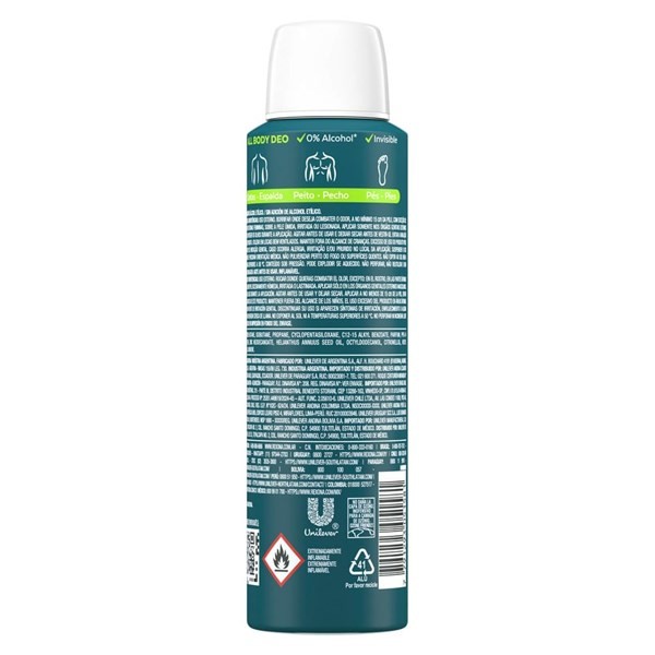 Desodorante Rexona All Body Deo Active Fresh x 150 ml alt