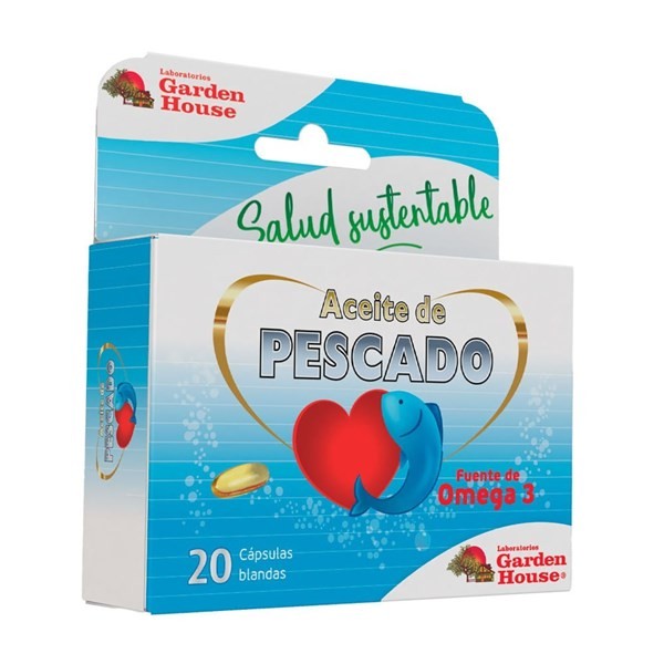 Garden House Aceite de Pescado (20 Cápsulas Blandas) alt