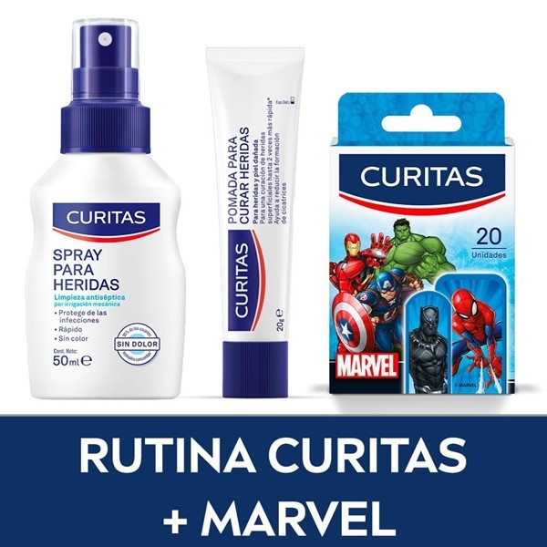 Curitas Combo Rutina + Marvel