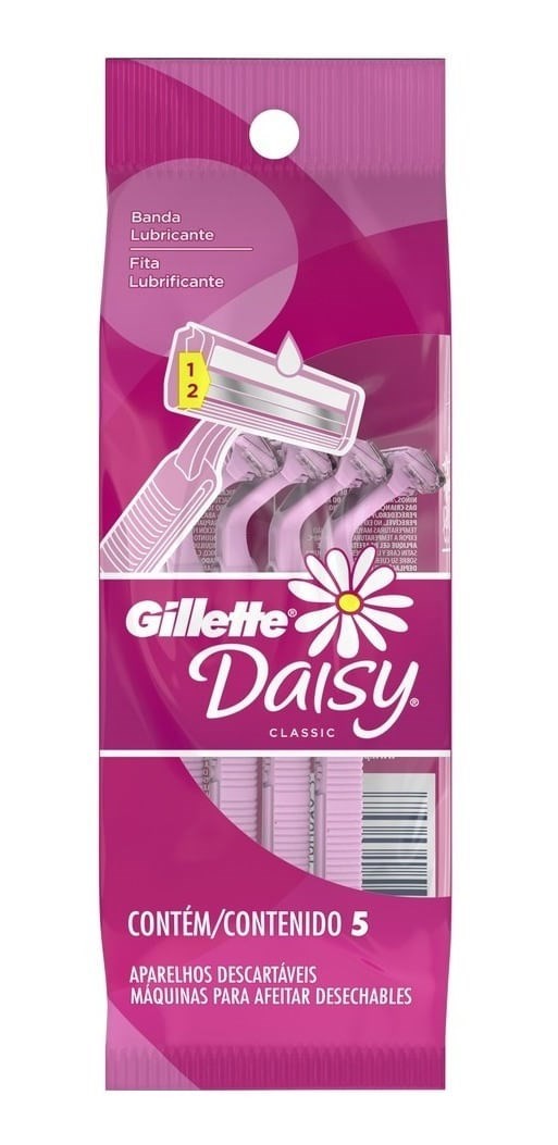 Gillette Daisy Classic Maquina Para Afeitar Desechable 5 U #1