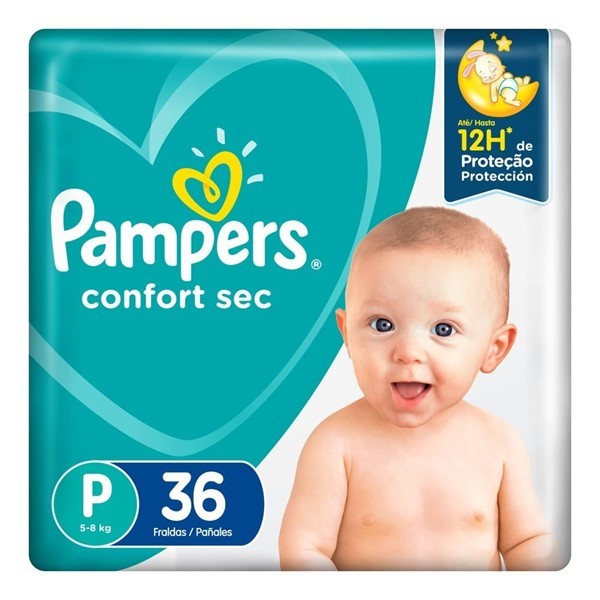 Pañales Pampers Confort Sec  P 36 U #1