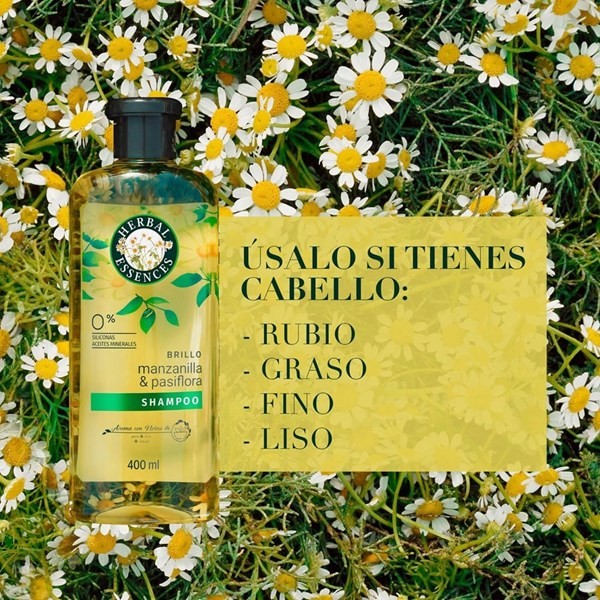 Shampoo Herbal Essences Shine Con Manzanilla x 400 ml alt