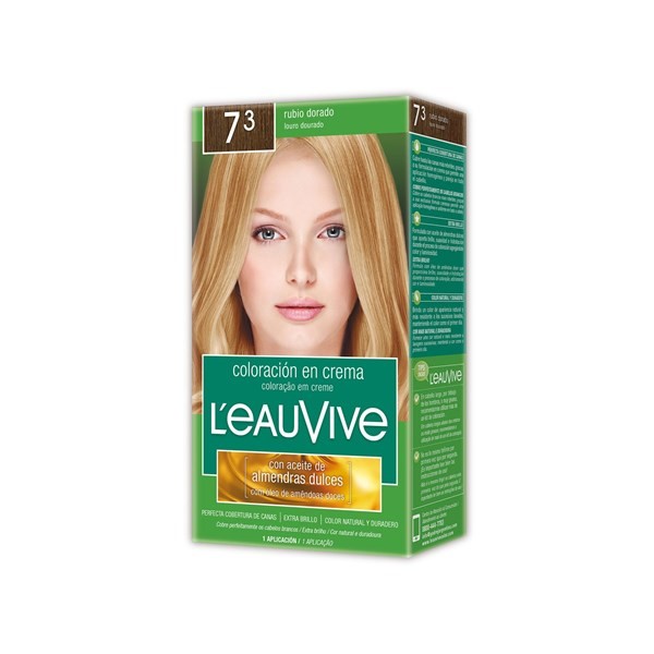 Coloración Leau Vive Kit N 7.3 Rubio Dorado x 1 uni #1