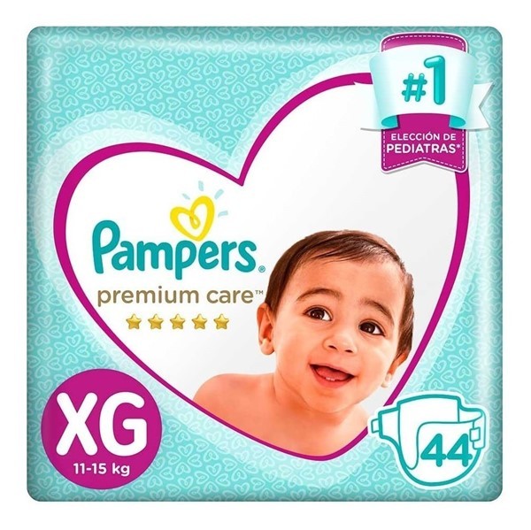Pampers Pañales Premium Care Extra Grande x 44 Unidades #1