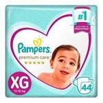 Pampers Pañales Premium Care Extra Grande x 44 Unidades #1