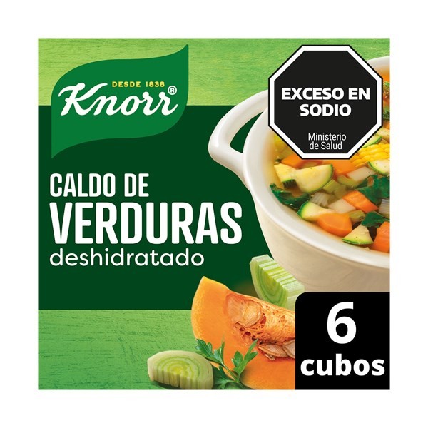 Caldo de Verdura en Cubos Knorr 6 uni #1